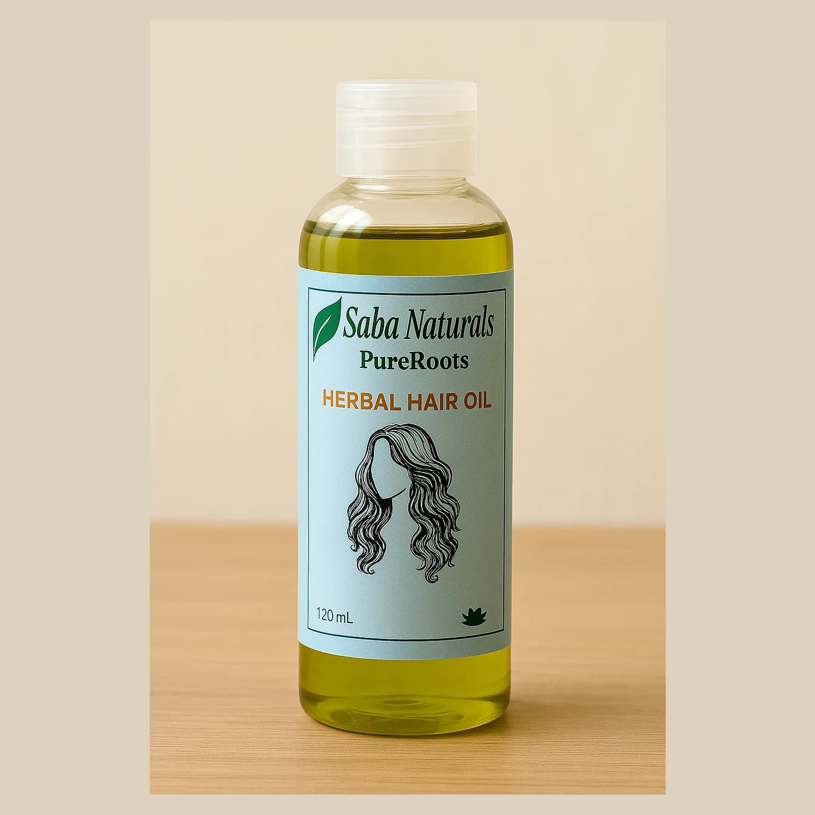 PureRoots Herbal Hair Oil bottle